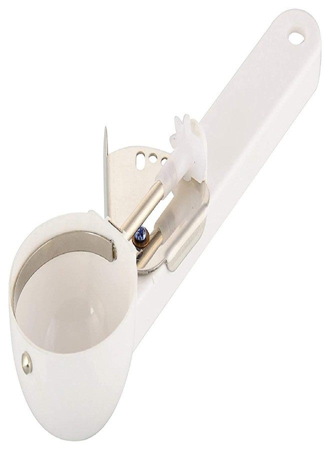 Elexiq Plastic Handle and Steel Trigger ice Cream Fruit Baller Scoop Spoon for Serving Ice Cream/Dessert and Use Home Party/Kitchen - Image 1